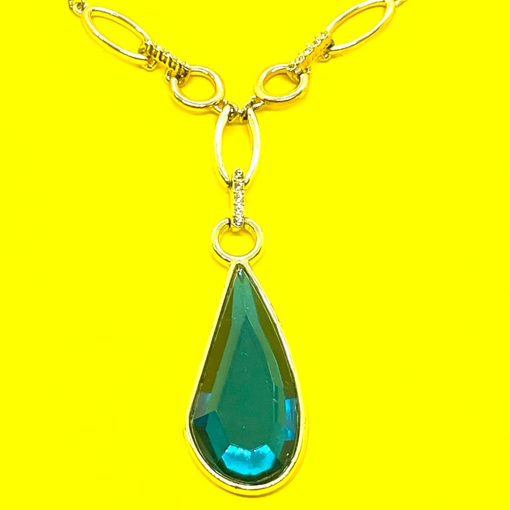 Fashion Topaz Crystal Necklace
